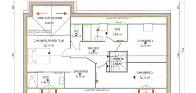 Terrain et maison à Précy-sur-Oise en Oise (60) de 644 m² à vendre au prix de 443000€ - 4