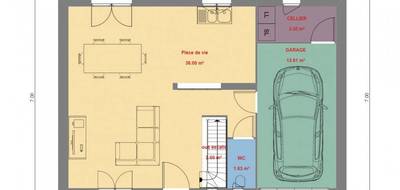 Terrain et maison à Mézy-sur-Seine en Yvelines (78) de 1000 m² à vendre au prix de 464000€ - 3