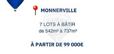 Terrain à Monnerville en Essonne (91) de 651 m² à vendre au prix de 104800€ - 1