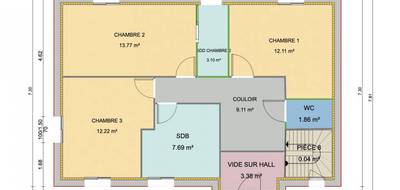 Terrain et maison à Seraincourt en Val-d'Oise (95) de 450 m² à vendre au prix de 394000€ - 4