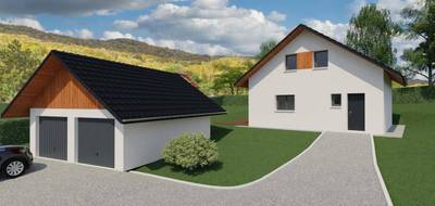 Terrain et maison à Moye en Haute-Savoie (74) de 1000 m² à vendre au prix de 386000€ - 2
