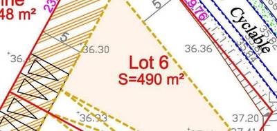 Terrain à Agde en Hérault (34) de 490 m² à vendre au prix de 275000€ - 2