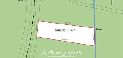 Terrain à Romorantin-Lanthenay en Loir-et-Cher (41) de 2114 m² à vendre au prix de 111690€ - 2