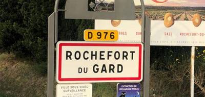 Terrain à Rochefort-du-Gard en Gard (30) de 817 m² à vendre au prix de 201000€ - 1