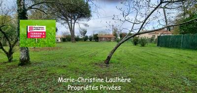 Terrain à Gauriaguet en Gironde (33) de 756 m² à vendre au prix de 86000€ - 1