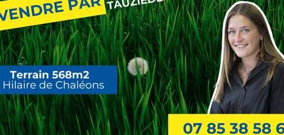 Terrain à Saint-Hilaire-de-Chaléons en Loire-Atlantique (44) de 568 m² à vendre au prix de 79000€ - 2