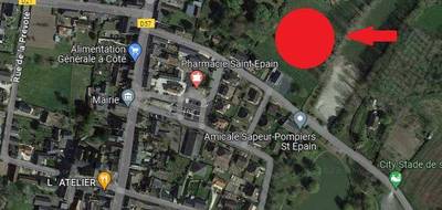 Terrain à Saint-Épain en Indre-et-Loire (37) de 269 m² à vendre au prix de 44200€ - 3