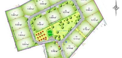 Terrain à Saint-Denis-de-Pile en Gironde (33) de 805 m² à vendre au prix de 82000€ - 1