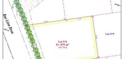 Terrain à Loon-Plage en Nord (59) de 475 m² à vendre au prix de 83000€ - 2