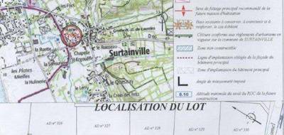 Terrain à Surtainville en Manche (50) de 490 m² à vendre au prix de 53000€ - 4