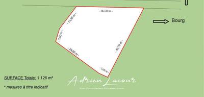 Terrain à Millançay en Loir-et-Cher (41) de 1126 m² à vendre au prix de 21990€ - 4