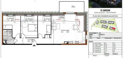 Appartement à Pfastatt en Haut-Rhin (68) de 82 m² à vendre au prix de 225450€ - 1