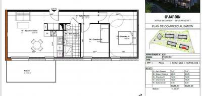 Appartement à Pfastatt en Haut-Rhin (68) de 61 m² à vendre au prix de 181060€ - 1