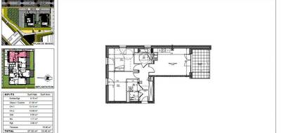 Appartement à Pulversheim en Haut-Rhin (68) de 68 m² à vendre au prix de 238500€ - 1