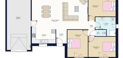 Terrain et maison à Rouans en Loire-Atlantique (44) de 682 m² à vendre au prix de 274500€ - 3