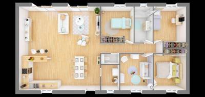 Terrain et maison à Septèmes-les-Vallons en Bouches-du-Rhône (13) de 710 m² à vendre au prix de 469000€ - 3