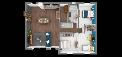 Terrain et maison à Plan-d'Aups-Sainte-Baume en Var (83) de 1492 m² à vendre au prix de 369000€ - 3