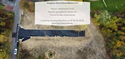 Terrain à Saintines en Oise (60) de 434 m² à vendre au prix de 75900€ - 2