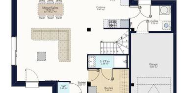 Terrain et maison à Précigné en Sarthe (72) de 500 m² à vendre au prix de 253155€ - 3
