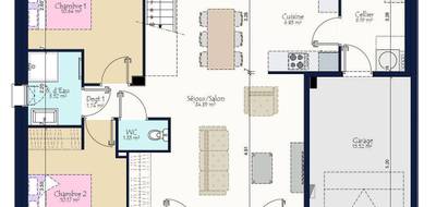 Terrain et maison à La Flèche en Sarthe (72) de 500 m² à vendre au prix de 269800€ - 3