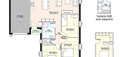 Terrain et maison à Airvault en Deux-Sèvres (79) de 1144 m² à vendre au prix de 188065€ - 3