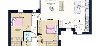 Terrain et maison à Nuaillé en Maine-et-Loire (49) de 425 m² à vendre au prix de 274533€ - 3
