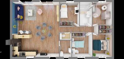 Terrain et maison à Saint-Chamas en Bouches-du-Rhône (13) de 601 m² à vendre au prix de 418000€ - 3
