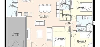 Terrain et maison à Combrand en Deux-Sèvres (79) de 722 m² à vendre au prix de 17111174€ - 3