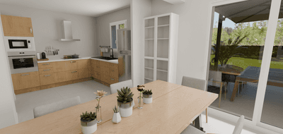 Terrain et maison à Châtillon-la-Palud en Ain (01) de 500 m² à vendre au prix de 319400€ - 3