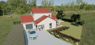 Terrain et maison à Saint-Pierre-de-Bressieux en Isère (38) de 1000 m² à vendre au prix de 666800€ - 1