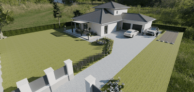 Terrain et maison à Saint-Pierre-de-Bressieux en Isère (38) de 1000 m² à vendre au prix de 870400€ - 1