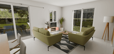 Terrain et maison à Châtillon-la-Palud en Ain (01) de 500 m² à vendre au prix de 319400€ - 4