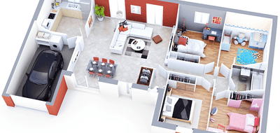 Terrain et maison à Chanas en Isère (38) de 500 m² à vendre au prix de 264500€ - 2