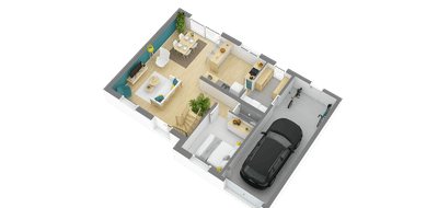 Terrain et maison à Bruz en Ille-et-Vilaine (35) de 93 m² à vendre au prix de 462899€ - 4