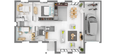 Terrain et maison à Sommedieue en Meuse (55) de 87 m² à vendre au prix de 173343€ - 4
