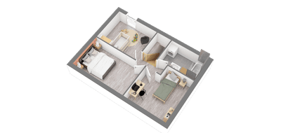 Terrain et maison à Iffendic en Ille-et-Vilaine (35) de 79 m² à vendre au prix de 206075€ - 4