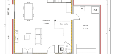 Terrain et maison à Belleville-en-Beaujolais en Rhône (69) de 85 m² à vendre au prix de 305700€ - 1