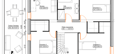 Terrain et maison à Oissery en Seine-et-Marne (77) de 137 m² à vendre au prix de 412600€ - 4