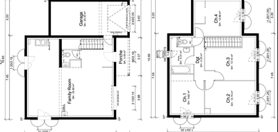 Terrain et maison à Viriat en Ain (01) de 107 m² à vendre au prix de 257000€ - 4