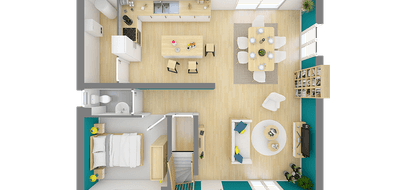 Terrain et maison à Marboué en Eure-et-Loir (28) de 82 m² à vendre au prix de 204472€ - 4
