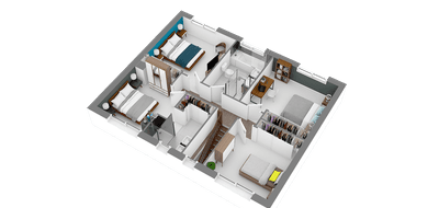 Terrain et maison à Maxent en Ille-et-Vilaine (35) de 129 m² à vendre au prix de 257707€ - 4