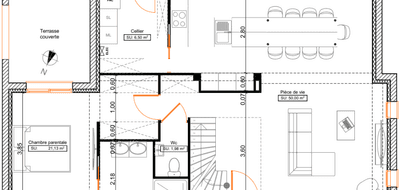 Terrain et maison à Oissery en Seine-et-Marne (77) de 137 m² à vendre au prix de 412600€ - 3