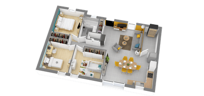 Terrain et maison à Sixt-sur-Aff en Ille-et-Vilaine (35) de 560 m² à vendre au prix de 140969€ - 3