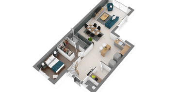 Terrain et maison à Ménestreau-en-Villette en Loiret (45) de 504 m² à vendre au prix de 224115€ - 4
