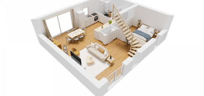 Terrain et maison à Assérac en Loire-Atlantique (44) de 673 m² à vendre au prix de 253603€ - 2