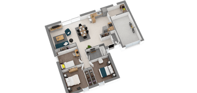 Terrain et maison à Dordives en Loiret (45) de 700 m² à vendre au prix de 201927€ - 3