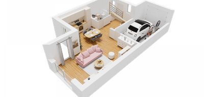 Terrain et maison à Saint-Dolay en Morbihan (56) de 700 m² à vendre au prix de 230503€ - 3