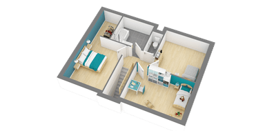 Terrain et maison à Avrillé en Maine-et-Loire (49) de 446 m² à vendre au prix de 291843€ - 3
