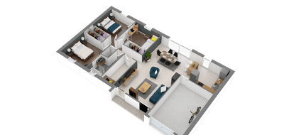 Terrain et maison à Châteaubriant en Loire-Atlantique (44) de 650 m² à vendre au prix de 207302€ - 3