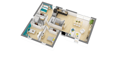 Terrain et maison à Assérac en Loire-Atlantique (44) de 673 m² à vendre au prix de 226077€ - 3